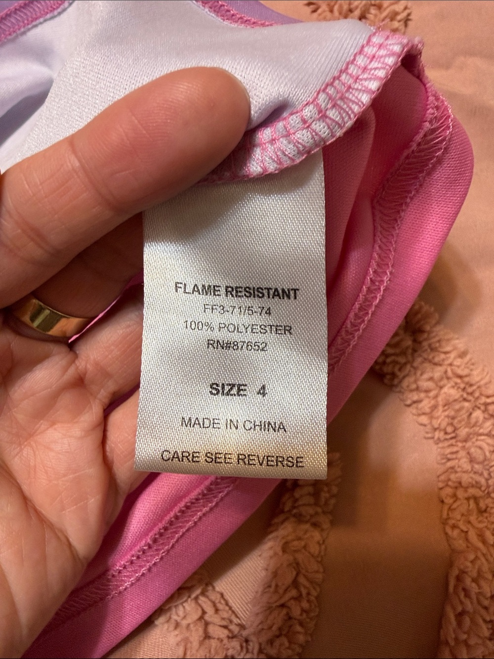 Disney Pink and Lavender Princess Sleepwear Nightgown - Picture 4 of 4